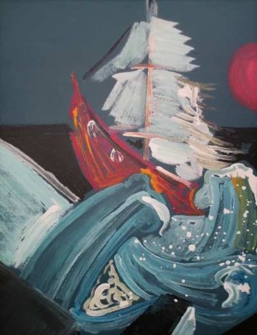Pittura intitolato "tempest five" da Roberto Corso, Opera d'arte originale