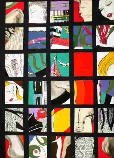 Disegno intitolato "WINDOWS" da Roberto Corso, Opera d'arte originale, Altro