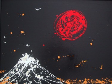 Pittura intitolato "JAPAN" da Roberto Corso, Opera d'arte originale, Olio