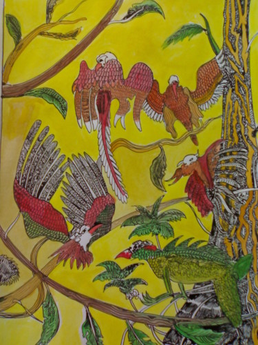 Disegno intitolato "bardolino-flowers.j…" da Roberto Corso, Opera d'arte originale