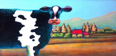 Dibujo titulada "El campo somos tode…" por Roberto Del Giudice, Obra de arte original, Lápiz