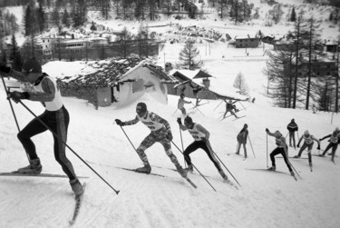 Fotografia zatytułowany „sci di fondo” autorstwa Roberto Ferrero, Oryginalna praca, Fotografia filmowa