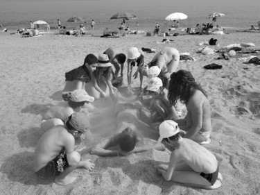 Fotografía titulada "giochi da spiaggia" por Roberto Ferrero, Obra de arte original, Fotografía digital