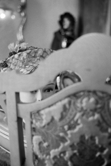 Fotografía titulada "testa di manichino…" por Roberto Ferrero, Obra de arte original, Fotografía analógica