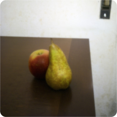 Fotografia intitulada "la pera la mela" por Roberto Ferrero, Obras de arte originais, Fotografia digital