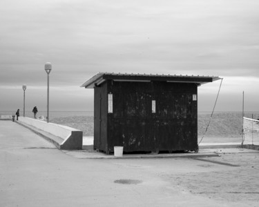 Photography titled "il chiosco d'inverno" by Roberto Ferrero, Original Artwork, Digital Photography