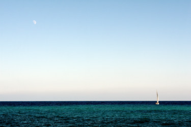 Fotografia intitolato "la barca a vela e l…" da Roberto Ferrero, Opera d'arte originale, Fotografia digitale