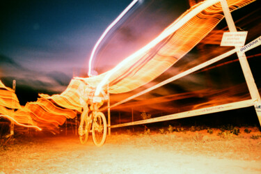 Photography titled "the bike's spirit #…" by Roberto Ferrero, Original Artwork, Analog photography