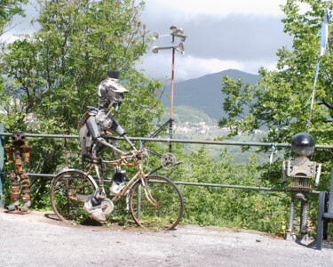 Fotografía titulada "la bicicletta del f…" por Roberto Ferrero, Obra de arte original, Fotografía digital