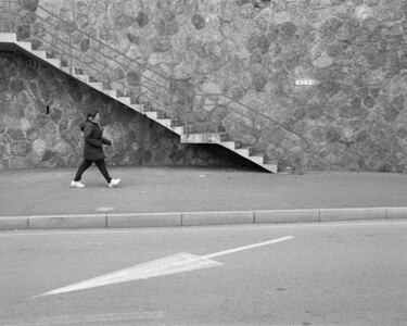 Fotografie getiteld "sulla strada di sav…" door Roberto Ferrero, Origineel Kunstwerk, Film fotografie