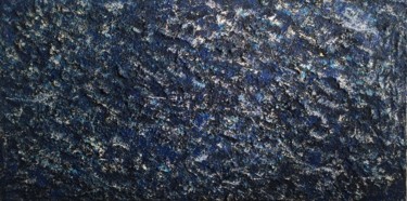 Painting titled "Blue" by Roberto Gilli, Original Artwork, Enamel