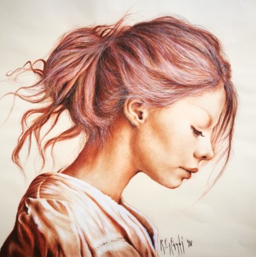 profilo Disegno intitolato "profilo" da Roberto Orlandi, Opera d'arte originale, Matita