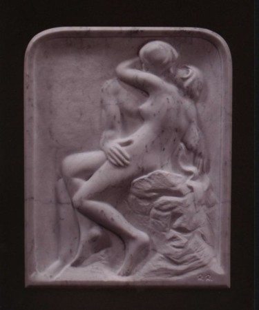 Skulptur mit dem Titel "Eternal spring" von Robert Rachel, Original-Kunstwerk, Stein