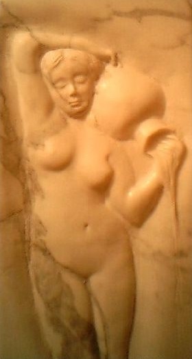 Sculpture titled "Danaida" by Robert Rachel, Original Artwork, Stone