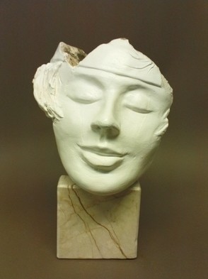 Sculptuur getiteld "Vénus endormie" door Robert Rachel, Origineel Kunstwerk, Hout