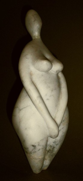 Scultura intitolato "Beauté de la nuit" da Robert Rachel, Opera d'arte originale, Pietra