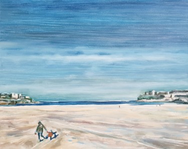 Painting titled "Dinard" by Karl Robial, Original Artwork, Oil