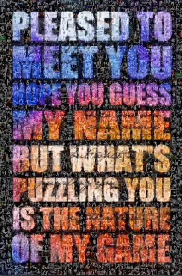 The Nature of My Game – The Rolling Stones Printmaking titled "The Nature of My Ga…" by Robin Austin, Original Art, Digital Painting