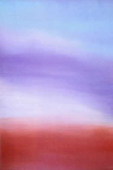 Картина под названием "Le ciel" - Robin Dubois (le CHAT), Подлинное произведение искусства, Акрил Установлен на Деревянная р…