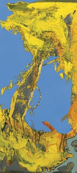 Peinture intitulée "Rivers Edge" par Robin Mols, Œuvre d'art originale, Huile
