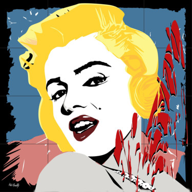 Painting titled "marylin belle" by Roby Marelly, Original Artwork