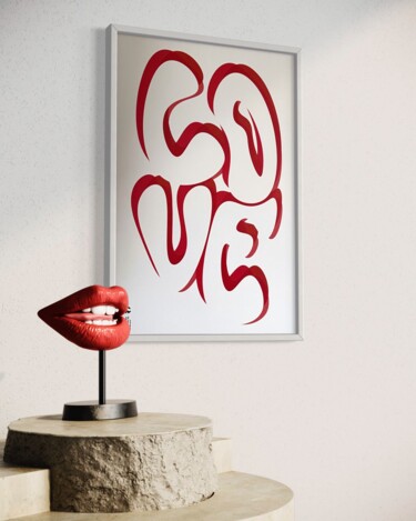 Digital Arts με τίτλο "LOVE" από Rocca Design, Αυθεντικά έργα τέχνης, 2D ψηφιακή εργασία