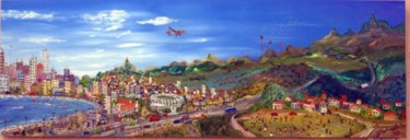 Pintura intitulada "Meu Rio de Janeiro…" por Rocha Maia, Obras de arte originais