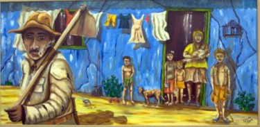Painting titled "Dignidade - Medalha…" by Rocha Maia, Original Artwork