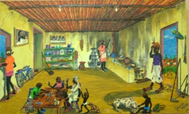 Painting titled "Tem fé muié que as…" by Rocha Maia, Original Artwork