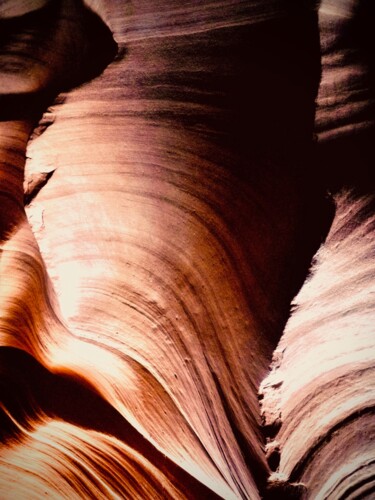 Fotografie getiteld "Antelope Canyon 2" door Roche Marie T., Origineel Kunstwerk, Digitale fotografie