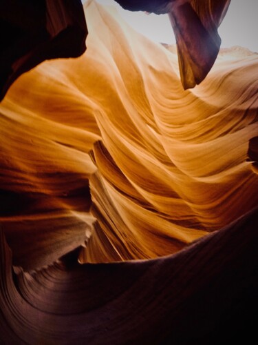 Fotografía titulada "Antelope Canyon 8" por Roche Marie T., Obra de arte original, Fotografía digital