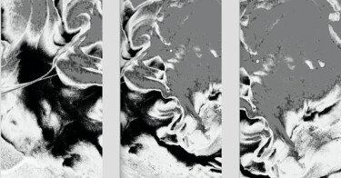 Photography titled "Triptyque" by Roche Marie T., Original Artwork, Manipulated Photography