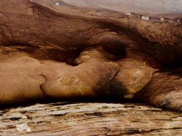 Fotografía titulada "Erosion  1" por Roche Marie T., Obra de arte original, Fotografía digital Montado en Cartulina