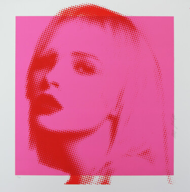 Malerei mit dem Titel "Color me Pink" von Roco.Studio, Original-Kunstwerk, Acryl