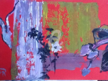 Картина под названием "Abstract" - Rodica, Подлинное произведение искусства, Масло