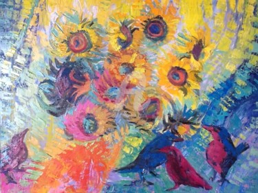 Peinture intitulée "Spirit of Van Gogh" par Rodica, Œuvre d'art originale