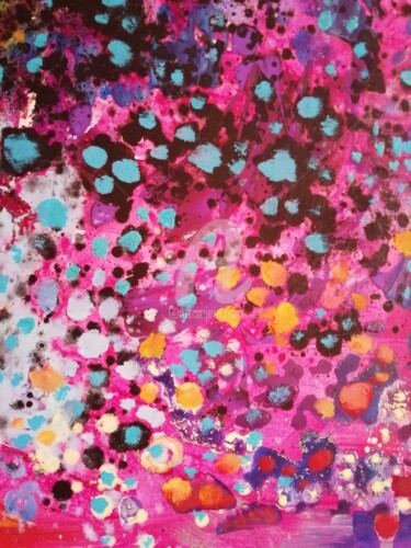 Painting titled "Universe colors" by Rodica, Original Artwork