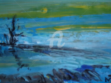 Pintura intitulada "landscape" por Rodica, Obras de arte originais, Acrílico