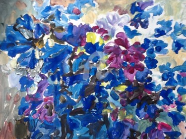 Pintura titulada "Flowers" por Rodica, Obra de arte original
