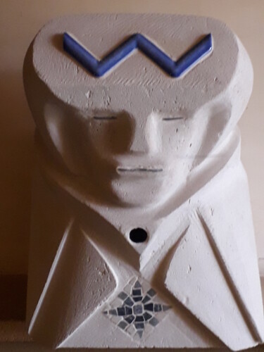 Sculpture intitulée "nascapolis" par Rodolphe Quinet, Œuvre d'art originale, Pierre