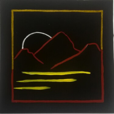 Malerei mit dem Titel "Horizon" von Rod, Original-Kunstwerk, Acryl