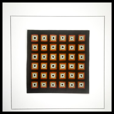 Картина под названием "Squares" - Rod, Подлинное произведение искусства, Акрил