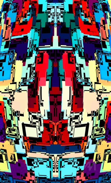Come in Digitale Künste mit dem Titel "Come in" von Rüdiger Lehmann, Original-Kunstwerk, Digitale Malerei