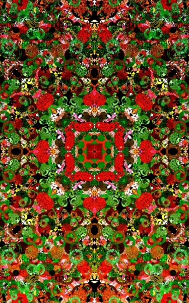 Kaleidoscope Digitale Künste mit dem Titel "Kaleidoscope" von Rüdiger Lehmann, Original-Kunstwerk, Digitale Malerei