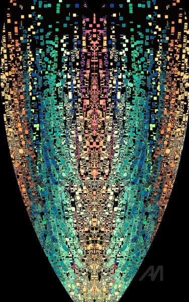 Champagne Digitale Künste mit dem Titel "Champagne" von Rüdiger Lehmann, Original-Kunstwerk, Digitale Malerei