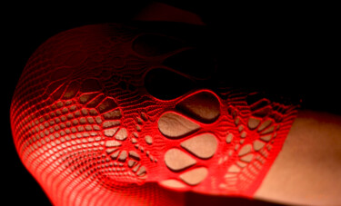 Photographie intitulée "Rouge 5" par Rodmel, Œuvre d'art originale, Photographie numérique Monté sur Aluminium