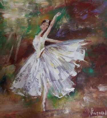 Картина под названием "Балерина Ballerine" - Karina Roenko, Подлинное произведение искусства, Масло