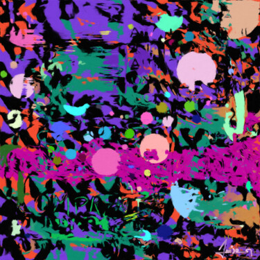 Digitale Kunst mit dem Titel "Tastes and Colors" von Rofin Kai, Original-Kunstwerk, Digitale Malerei