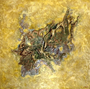 Painting titled "MINERAUX-2  100x100." by Cazo, Original Artwork, Other