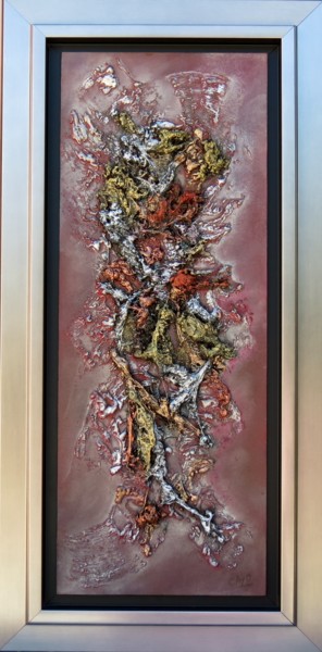 Peinture intitulée "bouquet  40x78cm." par Cazo, Œuvre d'art originale, Acrylique